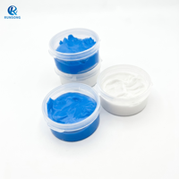 Neno RT-01 Mastic de moulage en silicone bi-composant bleu et blanc de qualité alimentaire, texture lisse et élastique, pour plateaux en plastique et moules personnalisés de salon