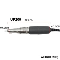Machine à ongles électrique japonaise Super UP200, manche professionnelle pour gel UV, pièce à main KP60 UP200 pour salon