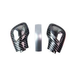 Cache-levier de vitesse Volkswagen en fibre de carbone et plastique ABS avec logo DSG – Pièces de modification pour Magotan, Passat, Sagitar, Bora - Product Image 4