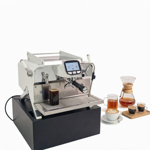 เครื่องชงกาแฟเอสเพรสโซแบบกึ่งอัตโนมัติเชิงพาณิชย์ 2 หัวชง สำหรับบาริสต้าในโรงแรม - Product Image 1