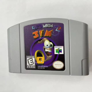 Earthwork Jim <span class=keywords><strong>3D</strong></span> N64 trò chơi Cartridge thẻ cho Nintendo 64 chúng tôi phiên bản - Product Image 2