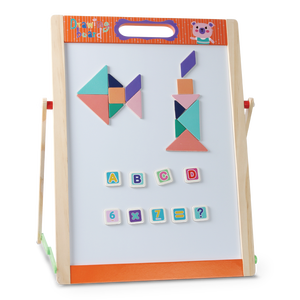 Grosir multifungsi dua sisi lukisan mewarnai Puzzle mainan anak papan gambar - Product Image 6