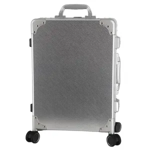 High quality rolling medical equipment trolley case equipment tool box aluminium shell hard case with wheels for travel