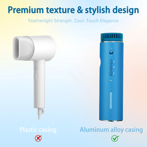 Sèche-cheveux ionique INOVAXION pliable, léger, en alliage d'aluminium, à moteur AC haute vitesse, pour un coiffage sain - Product Image 4