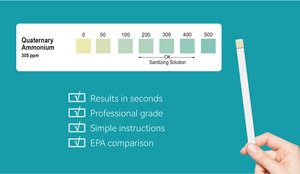 100 Telt Quaternaire Handmatige Plastic Teststrips Voor Ammoniumonderzoek Voor Gezichtsscherpte - Product Image 3