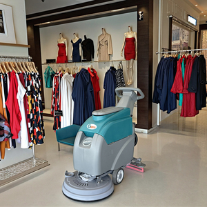 GS460 20in Brush <b>Pad</b> Self-Propelled Battery-Powered <b>Walk</b>-Behind Floor Scrubber for Hotels & Shops Manual Cleaning Battery Power - Product Image 1