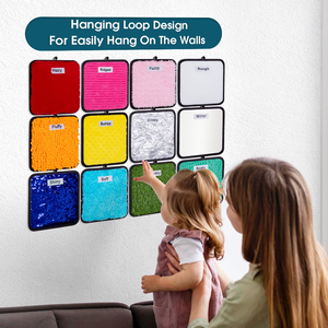 Em Estoque Mercadorias Low MOQ Sensory Mats Brinquedos 12pcs Soft Massage Play Mats para Crianças Autistas Doença de <span class=keywords><strong>Alzheimer</strong></span> os Idosos - Product Image 6