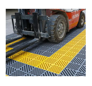 Baldosas de garaje entrelazadas coloridas modulares Alfombrillas de suelo de garaje de plástico industrial - Product Image 5