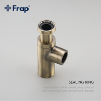 Frap accessoires de robinet de salle de bains, pièges à bouteille en bronze, drain pop-up avec drain de lavabo à débordement F82-4