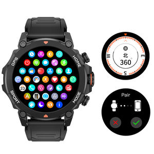 야외 GPS G6 1.43 인치 AMOLED 스마트 워치 450mAh 5ATM 방수 나침반 고도 기압계 GPS 하이킹 스마트 시계 남성용 - Product Image 2