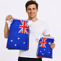 Drapeaux transfrontaliers personnalisés, drapeaux nationaux du sommet G20 pour décorations de bar, drapeaux en tissu polyester coloré à tenir à la main, grand drapeau