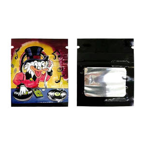 100 pièces/<span class=keywords><strong>lot</strong></span> prêt à expédier nouveau Design de qualité alimentaire 1g Canada Mylar sacs avec fenêtres - Product Image 5