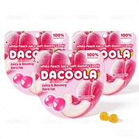 Permen Jeli Rasa Cokelat Bebas Gula Vitamin Buah Bentuk Bola Kemasan Besar Camilan Lembut Buatan Pabrik