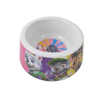 Bols et mangeoires circulaires classiques pour animaux de compagnie, personnalisables en usine, avec base antidérapante de haute qualité