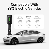 Cargador de Pared para Vehículos Eléctricos Tipo 1 Tipo 2 GB/T 7-22kW 16-48A Cable de 5m Clasificación IP54 Garantía de 24 Meses Compatible con Todos los Vehículos Eléctricos