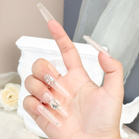 Faux ongles à presser en gros de haute qualité, poudre acrylique pour ongles, capsules d'ongles Gel X, emballage pour faux ongles