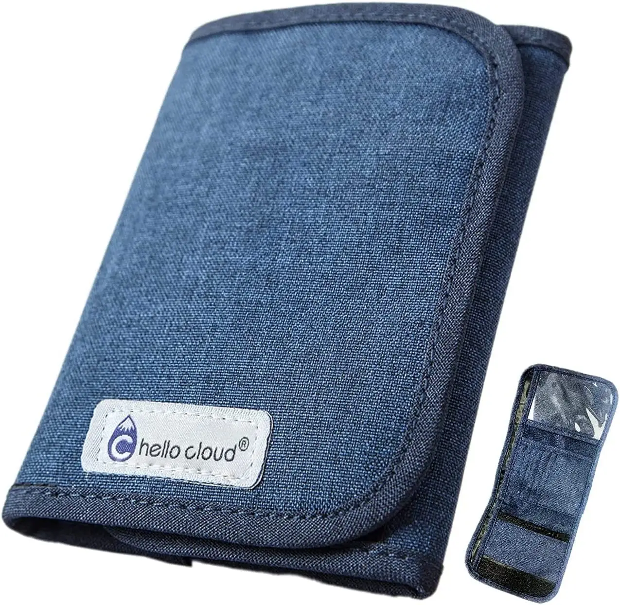 Custom LOGO Outdoor Tri-Fold Nylon Wallet Tactical Polyester Waterproof Wallet Hook, Travel Accessories 6 Credit Card Slot