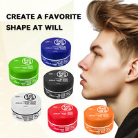Gel Coiffant Haute Qualité Étiquette OEM Professionnel pour Contrôle des Bords Cire Cheveux Fixation Forte Odeur Rétro Non Irritante Pommade & Cire