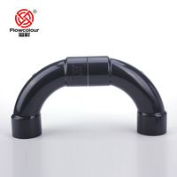Connecteur arc-en-ciel en PVC, 20-63mm, gros, croissant de lune, raccord pour Tube en plastique et raccords de tuyaux d'alimentation en eau