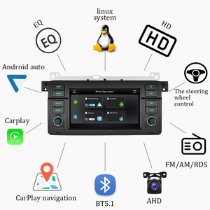 Système Linux, écran capacitif 7 pouces, navigation GPS, lecteur DVD de voiture, autoradio, stéréo, vidéo, unité principale, écran HD pour BMW E46 MGZT - Product Image 2