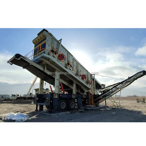 Concasseur à mâchoires mobile de grande capacité 200tph, à économie d'énergie, pour pierres primaires, concasseur à mâchoires portable pour roches dures - Product Image 1