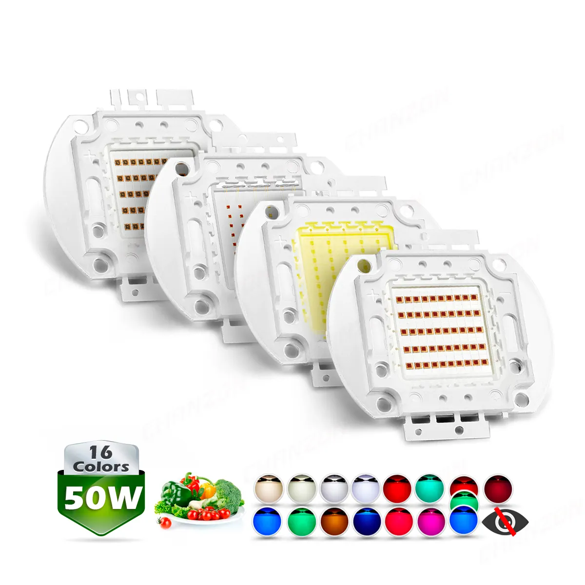 50W ad alta potenza LED Chip Series COB Super Bright SMD LED Light Full Spectrum UV RGB Chip per lampade da coltivazione fai da te