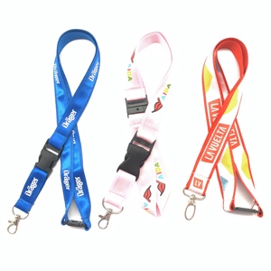 Cordon d'impression pour Sublimation, 100 pièces, en Polyester, avec Logo, personnalisé, transfert de chaleur, cledex approuvé <span class=keywords><strong>Disney</strong></span>, usine - Product Image 2