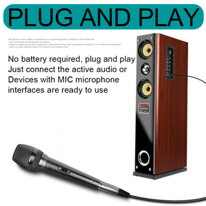 Micrófono Dinámico con Cable Profesional CB1 para Karaoke, Micrófono con Reducción Inteligente de Ruido - Product Image 4