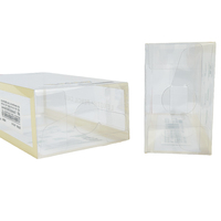 Boîte en plastique personnalisée imprimée en 3D à partir de matériaux recyclés, de forme rectangulaire, avec logo imprimé UV/offset pour cadeaux et artisanat