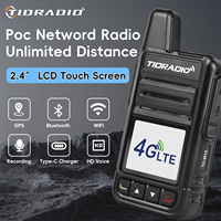 TIDRADIO TD-M15 4G LTE PoC Talkie-walkie à portée globale illimitée avec carte SIM gratuite d'un an pour la logistique des flottes de camions