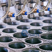 Línea de Producción de Pasteles, Máquina Automática de Pulverización de Aceite, Molde para Alimentos, Pulverizador de Líquido para Huevos, Máquina de Inyección de Agua