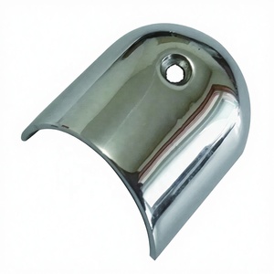 Stainless Steel 316 Marine Rub Rail End Cap 100x66x33mm FINELINE Handrail Fitting Ship <b>Yacht</b> Boat Hardware Accessories Fineline - Product Image 4