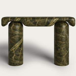 Tavolo Console in Marmo Rosso Levanto Naturale KUMUSI - Product Image 6
