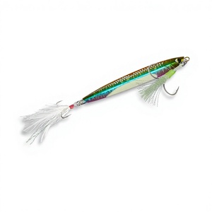 Esca Artificiale in Metallo Scamosciato a Forma di Piastra di Ferro Horse Brand per la Pesca in Mare da Barca, con Azione Rapida (Fast Jerk) e Lenta (Slow Shake) per Sgombro Spagnolo - Product Image 1