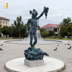 Cuộc sống-kích thước thiết kế hiện đại <span class=keywords><strong>Bronze</strong></span> Perseus và Medusa 3D Điêu khắc để bán - Product Image 3