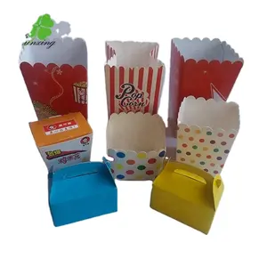 Tazze di patatine fritte monouso personalizzate deluxe contenitori per alimenti portatili comodi fast food scatola di carta per pollo fritta