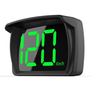 Affichage tête haute pour voiture HUD GPS Compteur de vitesse universel numérique Camion Scooter Moto Projecteur pare-brise Système d'alarme pour voitures - Product Image 2