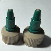 Bouchon de Remplacement Doré Anti-Fuite 24/410 28/410 avec Bec Verseur, Bouchons à Vis Pointus Dorés 24mm 28mm pour Bouteilles d'Huile à Presser
