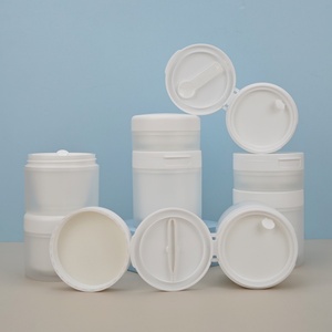 Premium Cosmetic Cream <b>Jars</b> with Flip Cap Spoons <b>Plastic</b> Frosted PP Containers for Skincare Loose Powder & Eye Cream (50g-150g) - Product Image 6