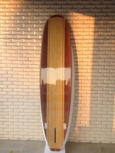Tabla de Surf Wood Malibu de 8 pies * 22 pulgadas * 3 pulgadas, Núcleo de Espuma EPS, Tabla de Epoxy 336, Tabla de Surf 336 - Product Image 4