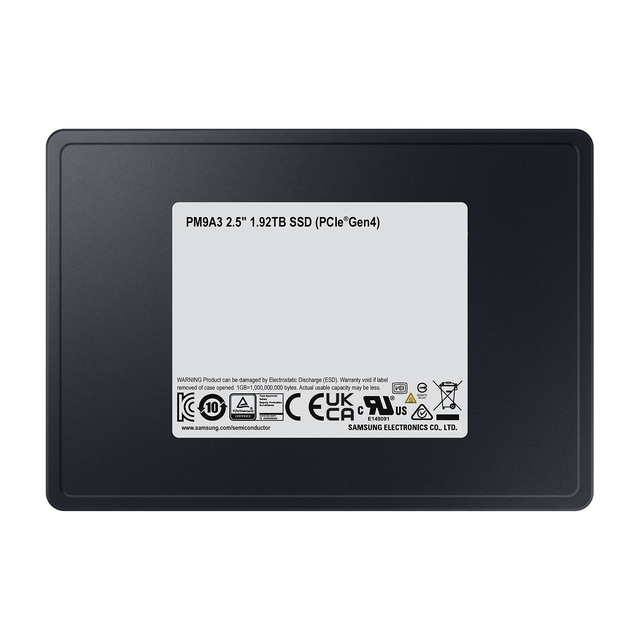 Data Center 1.92TB U.2 NVMe SSD PCIe Gen4 Internal Enterprise Server Solid State Drive 6800MB/s Read 3200MB/s Write for