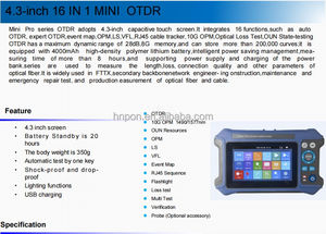 <span class=keywords><strong>OTDR</strong></span> JW3302K 28dB/26dB SM 1310/1550/1625nm <span class=keywords><strong>OTDR</strong></span> réflectomètre optique temporel 10G compteur de puissance VFL perte optique RJ45 Test - Product Image 6