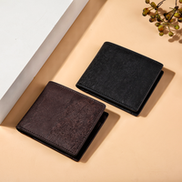 Dompet Terbuka untuk Pria Desain Bahan Kulit Kork Ramah Lingkungan Penyimpan Kartu Depan Terbuka Digunakan untuk Dibawa di Kanto