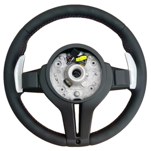 Para <span class=keywords><strong>BMW</strong></span> Serie 3 Serie 5 Sport Volante de cuero F10 F20 F30 F32 F36 F80 F82 E90 E91 E92 M3 M4 <span class=keywords><strong>M5</strong></span> Volante de coche - Product Image 5