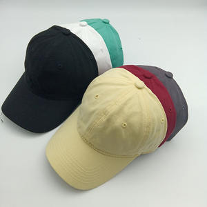 Casquettes de baseball unies lavées, personnalisables et brodables, ajustables, souples, style « Dad Hat » - Product Image 3