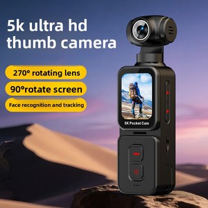 กล้องกีฬา K28 HD 5K รองรับการใช้งานกลางแจ้ง แบบพกพา หน้าจอ 1.69 นิ้ว พร้อมเลนส์หมุนได้ รองรับการ์ด TF ความละเอียด HD 5K - Product Image 4
