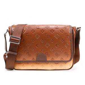 Bolso Bandolera Cruzado para Hombre con Diseño Degradado en Relieve, Estilo Lujoso para Viajes de Negocios y Uso Diario, Tendencia 2025 - Product Image 2