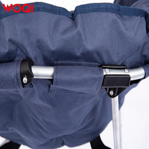 Chaise pliante Woqi pour le camping en plein air, cadre en aluminium, tissu Oxford, design rond, chaise de jardin portable 50X50X80cm - Product Image 5