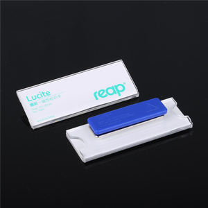 Прозрачный акриловый значок с именем, защитная булавка и магнитная брошь, подходит для школы/бизнеса/офиса - Product Image 4