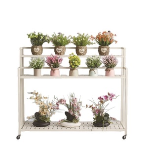 Supporto per <span class=keywords><strong>Fiori</strong></span> Multilivello in Metallo, Design Moderno e Semplice, Mobile e <span class=keywords><strong>da</strong></span> Pavimento per Giardino, <span class=keywords><strong>Balcone</strong></span> e <span class=keywords><strong>Piante</strong></span> Verdi - Product Image 5